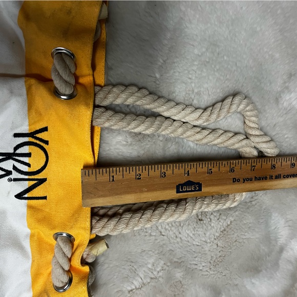 YONKA Paris Striped Canvas Beach Bag - Picture 8 of 8